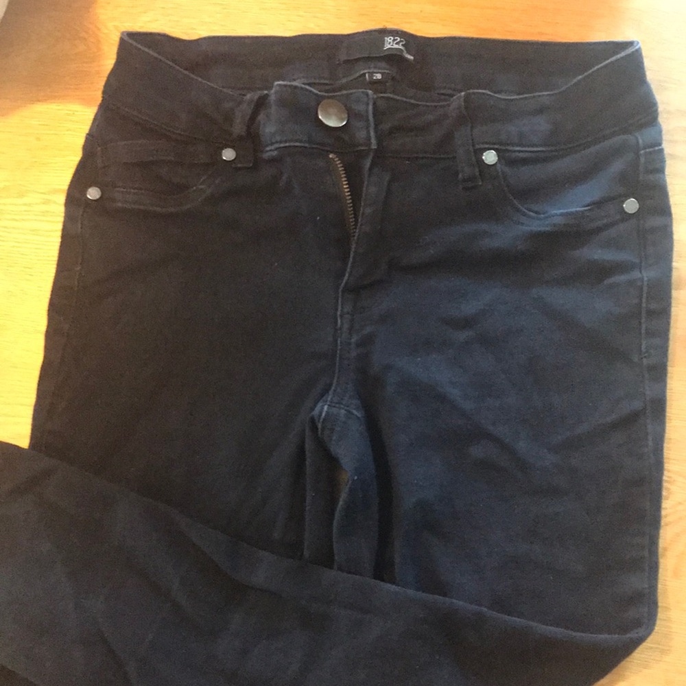 Black skinny jeans by 1822 Denim